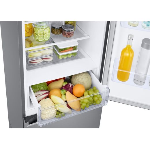 Samsung 70/30 Total No Frost Fridge Freezer - Stainless Steel - Close up shot