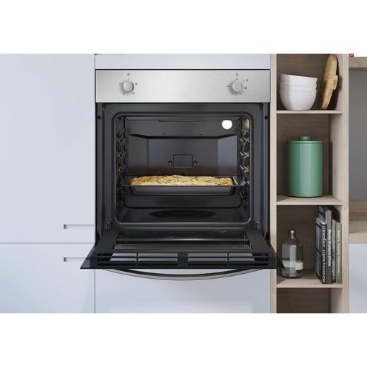 Candy F IDCP X200 Built In Electric Single Oven - Stainless Steel - oven in kictehn shot 