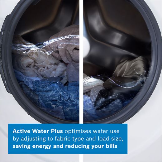 Bosch Series 8 i-Dos 10.5Kg / 6Kg Washer Dryer - White - Annotation - Active water plus
