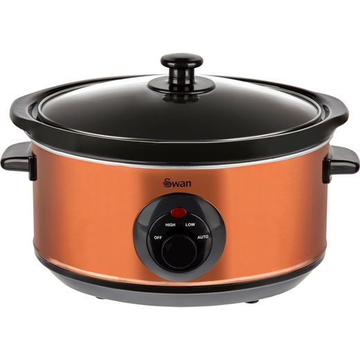 Swan SF17020COPN 3.5 Litre Slow Cooker - Copper