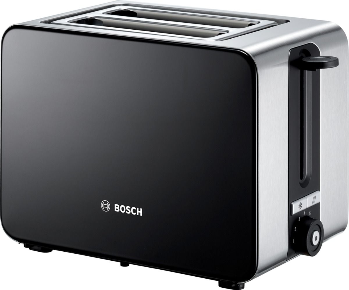 Bosch Sky TAT7203GB 2 Slice Toaster - Black, Black