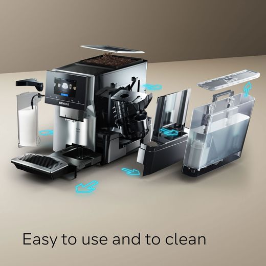 Siemens TQ717GB3 Coffee Machines Stainless Steel - Annotation - Easy to use shot