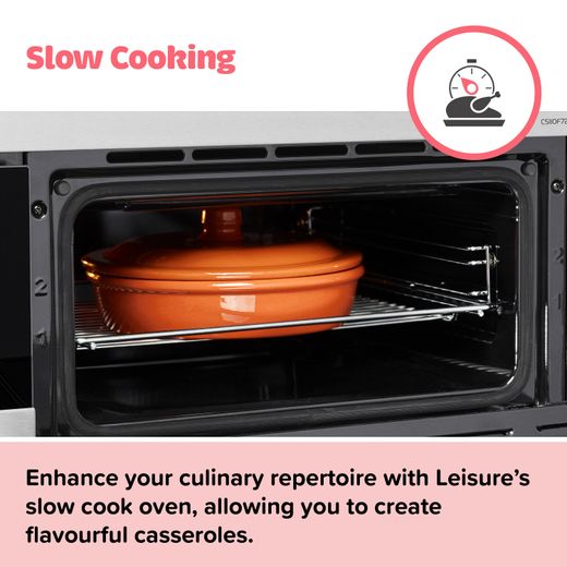 Leisure Cuisinemaster 100cm Electric Range Cooker with Ceramic Hob - Black - Annotation - Slow cooking