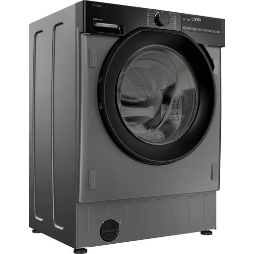Haier Series 6 BHA6S696M6DB9R80 Wifi Connected Integrated 9Kg / 6Kg Washer Dryer with 1600 rpm - Graphite - Right perspective