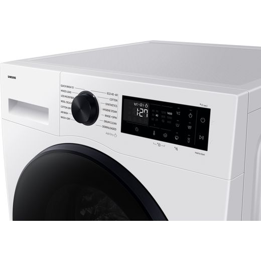 Samsung 11Kg / Washer Dryer - White - Close up control panel shot