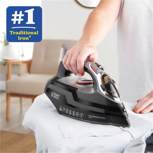 Russell Hobbs Power Steam Ultra 20630 3100 Watt Iron -Black - Annotation - Number 1 shot