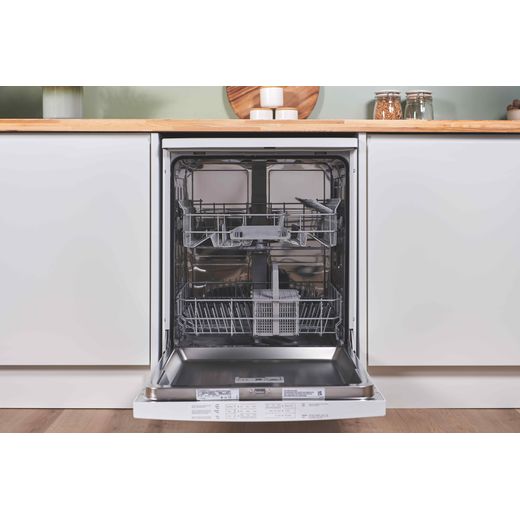 Bosch Series 2 Standard Dishwasher - White - Door open