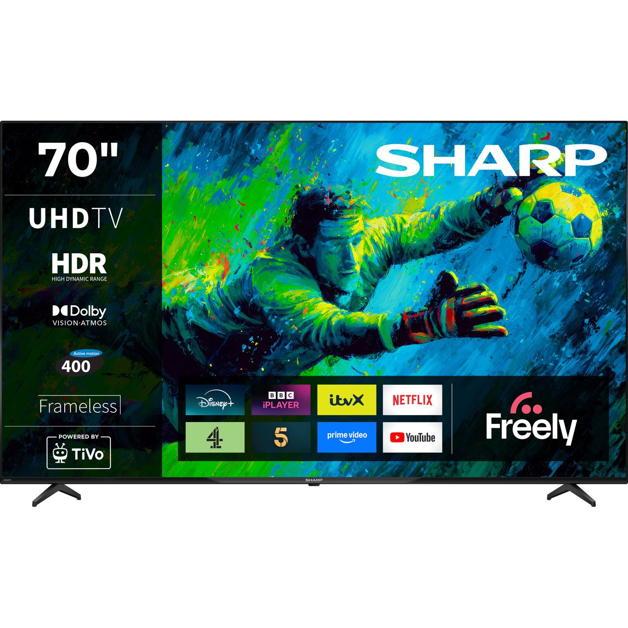 テレビ SHARP42V Sharp 70” 4K LED Smart TV | 4T-C70GK4245KB | ao.com