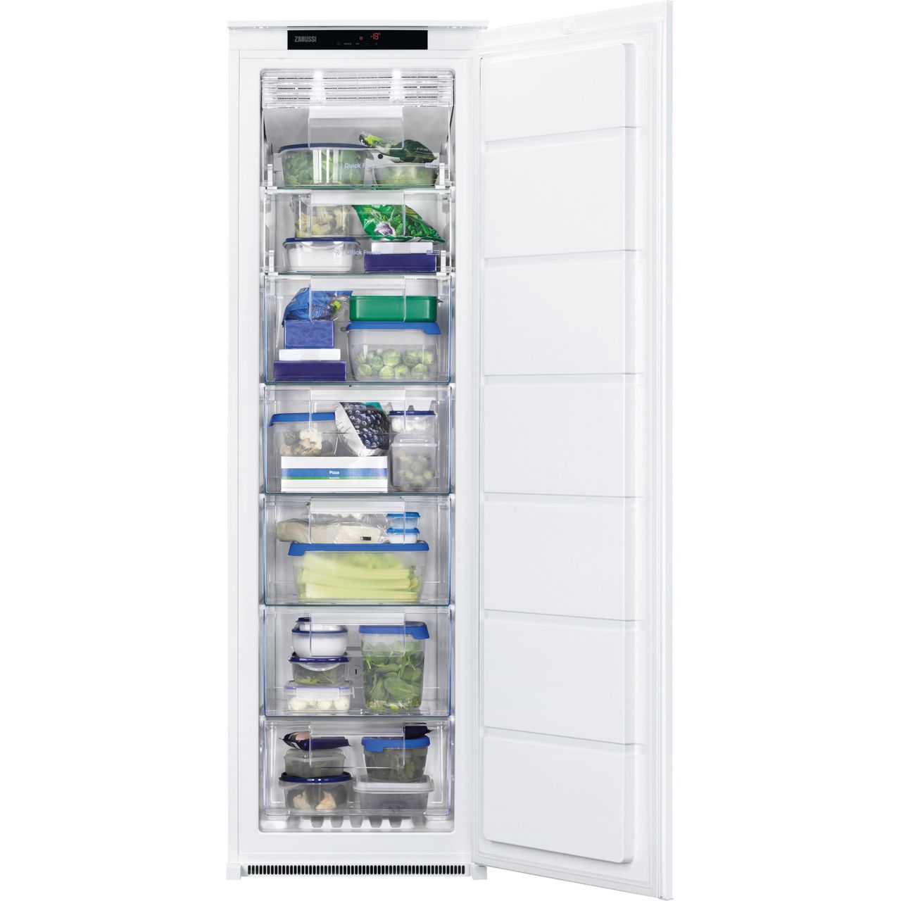 Zanussi ZUNN18FS1 Integrated Frost Free Upright Freezer with Fixed Door Fixing Kit Review