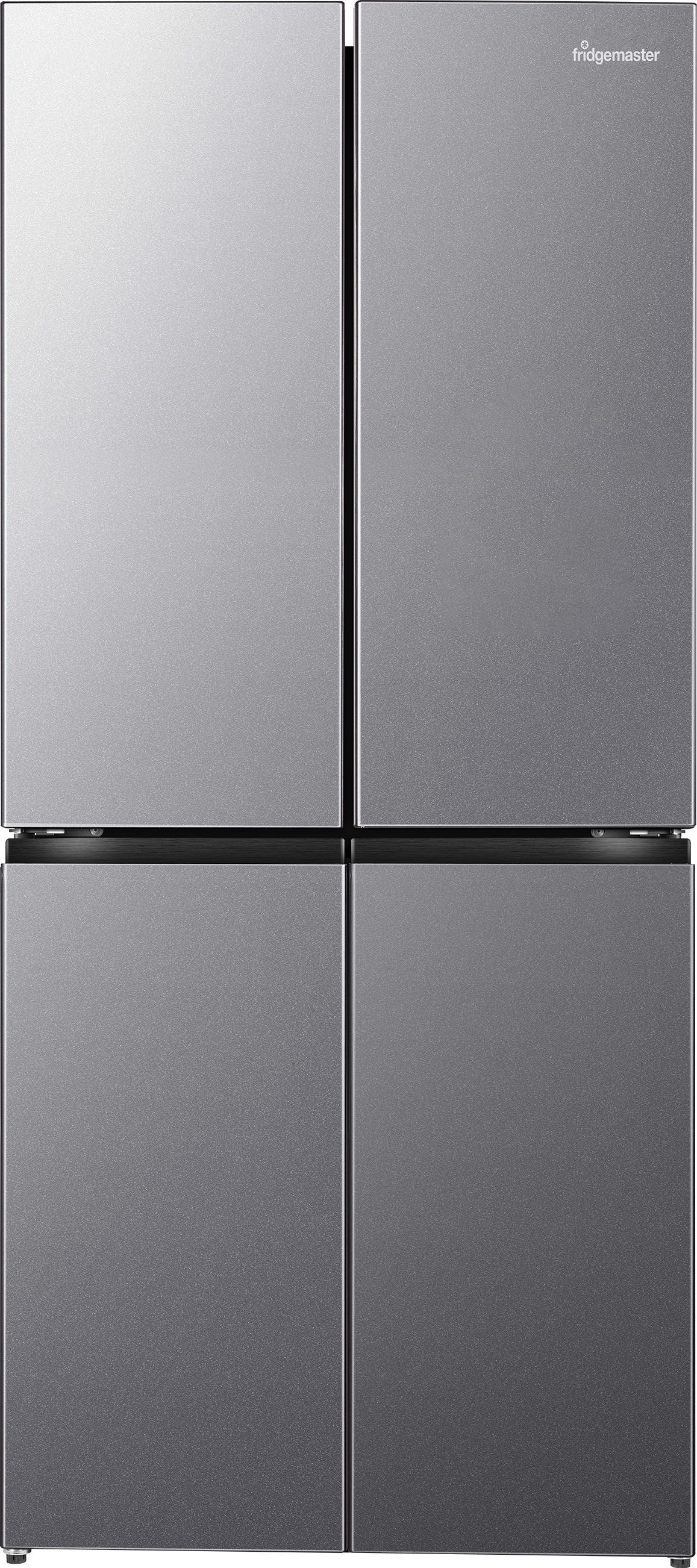 Fridgemaster MQ79395ES Multi Door American Fridge Freezer - Silver - 427L Capacity - E Rated