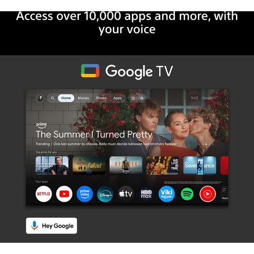 Sony Bravia 2 II 43" 4K Ultra HD LCD Smart Android TV - Annotation - Google TV