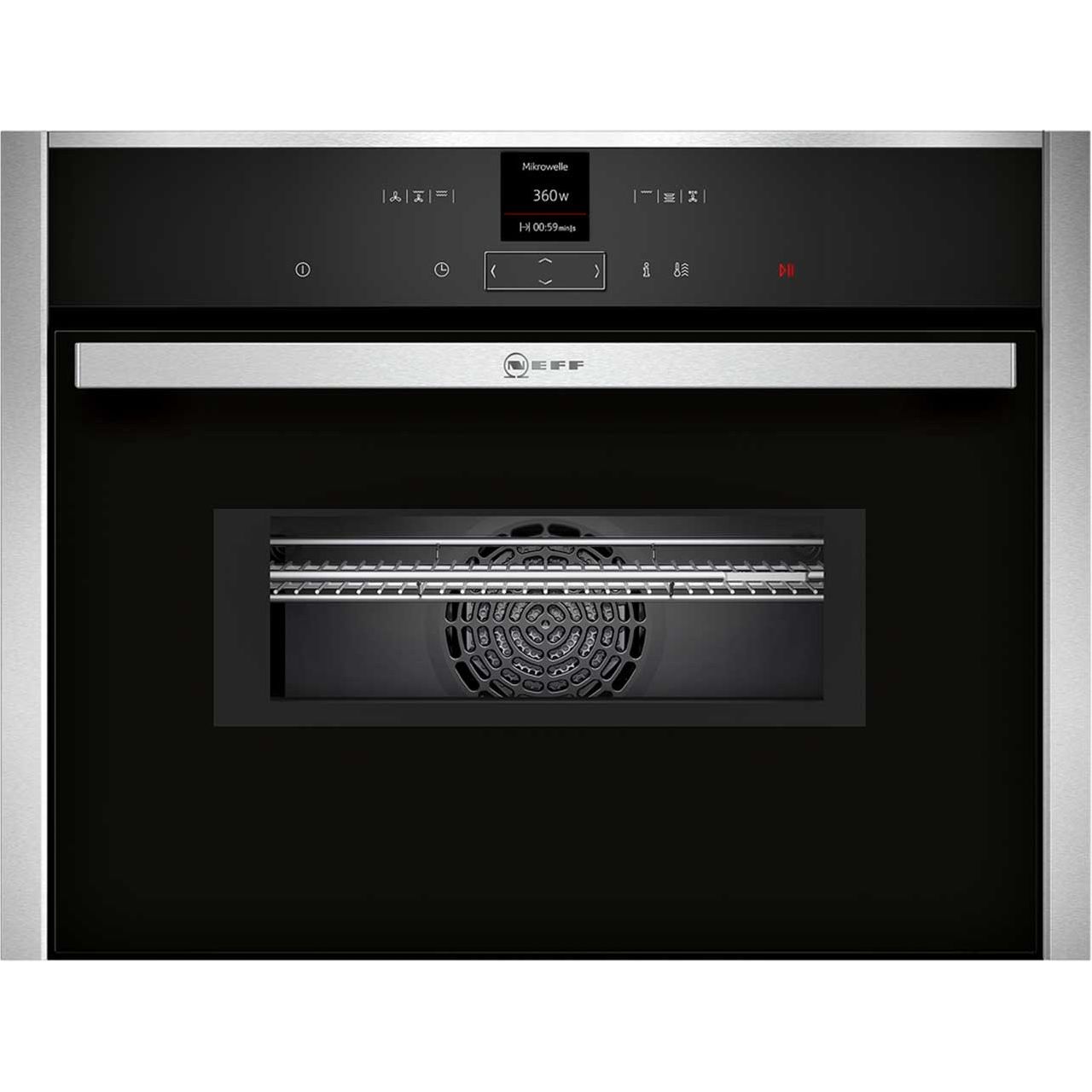 NEFF N70 C17MR02N0B Built In Compact Electric Single Oven with Microwave Function Review