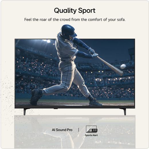 LG 50" 4K Ultra HD MiniLED Smart TV - Annotation - quality sports shot