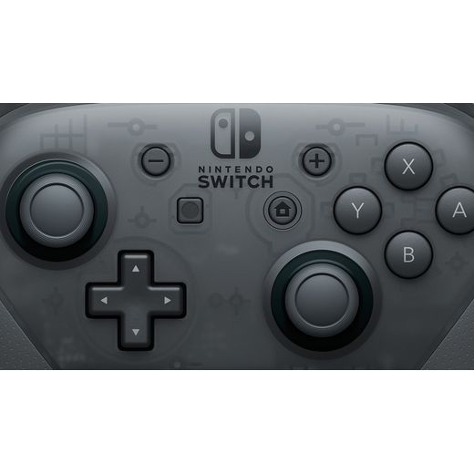 Nintendo Switch Pro Wireless Gaming Controller - Black - Buttons closeup