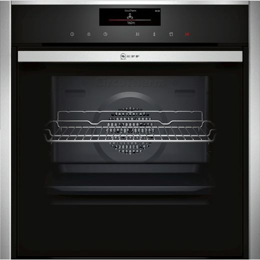 NEFF N90 Slide&Hide® B48FT78H0B Built In Electric Single Oven - Stainless Steel