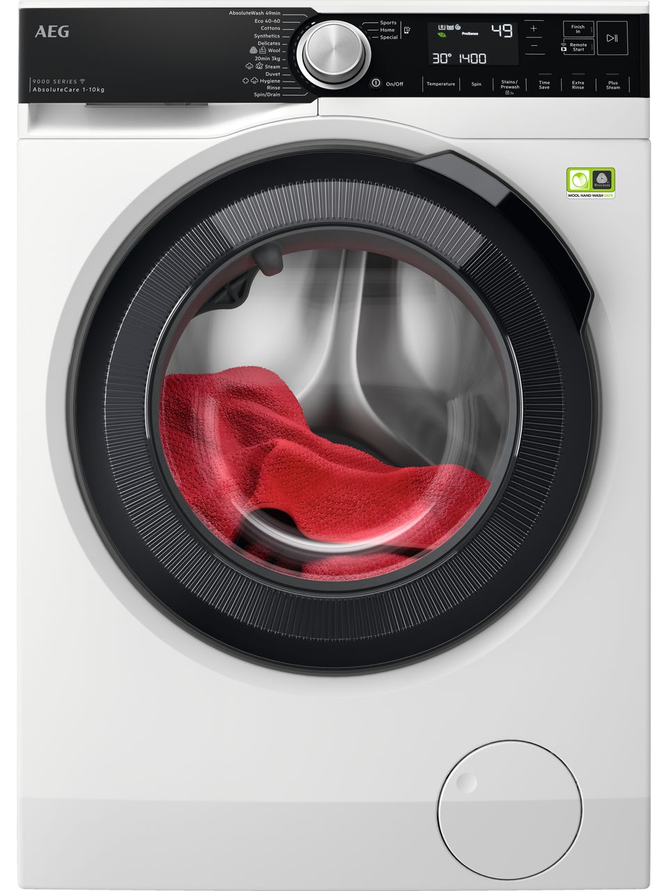 AEG 10kg washing machine, White, LFR95146WS_WH