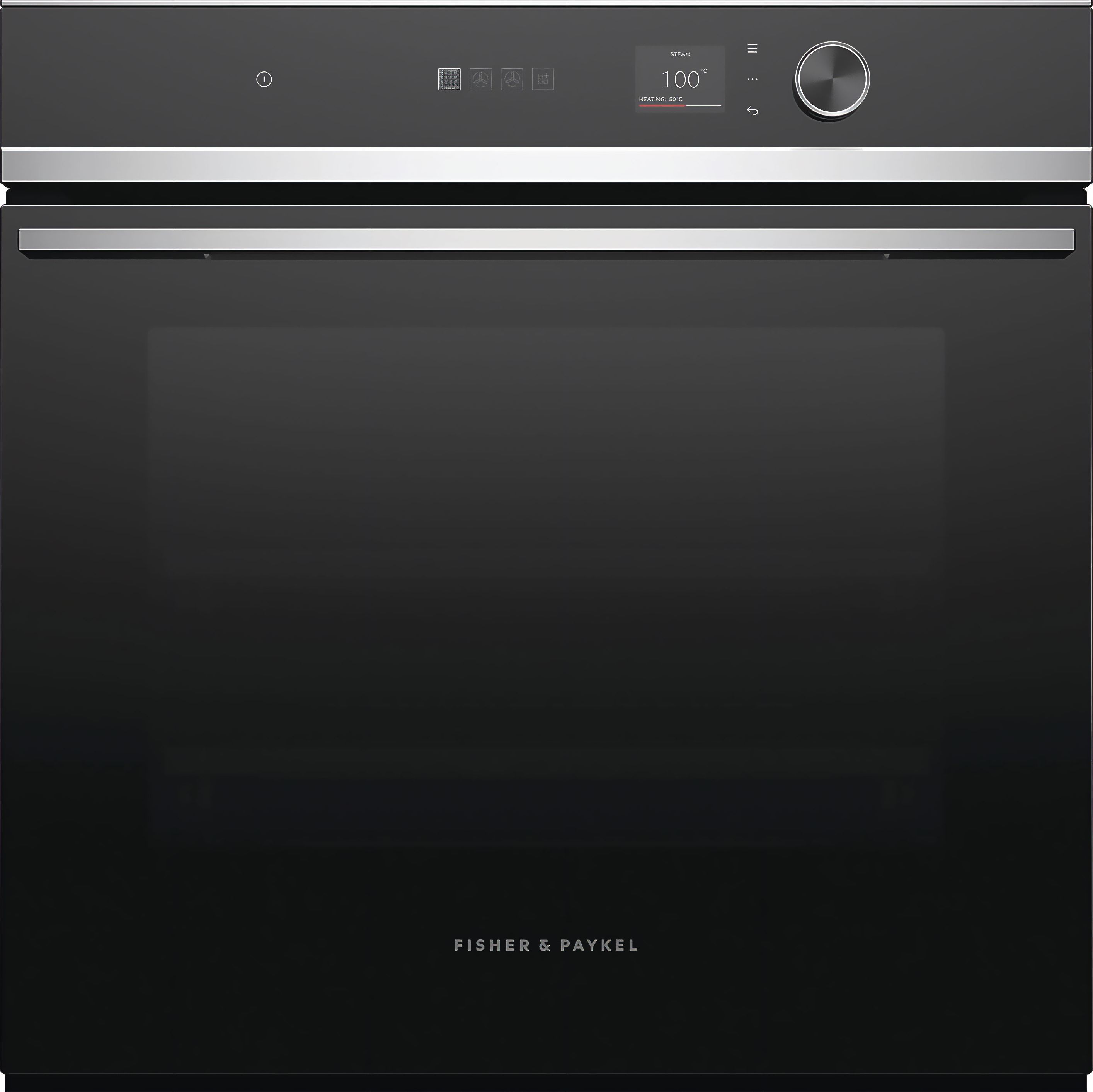 Fisher & Paykel OS60SDLX1 Built In Steam Oven - Black - 72L Capacity