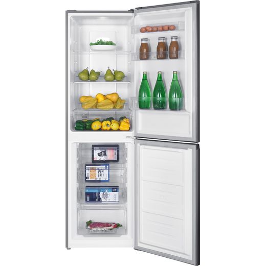 Russell Hobbs RH181TNF552E2SS 181cm 50/50 Frost Free Fridge Freezer - Stainless Steel - Doors open