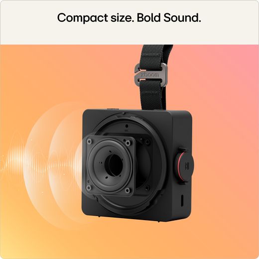 LG xboom Mini Wireless Speaker - Black - Annotation - Compact size bold sound