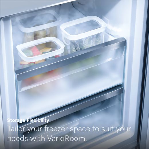 Miele FN 4322 D-1 146cm High Small Frost Free Upright Freezer - White - Annotation - VarioRoom