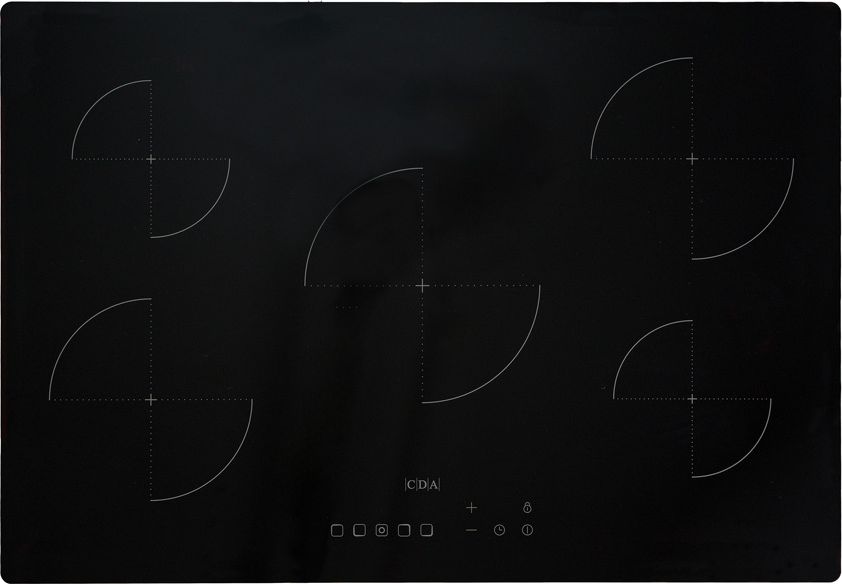 Image of CDA 5 Zone SCN070FR 75cm Induction Hob - Black, Black