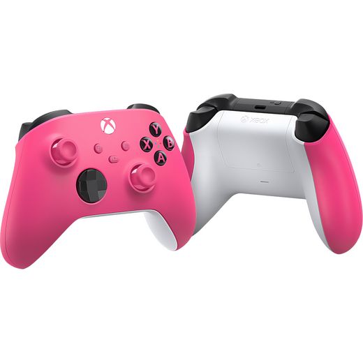 Xbox V2 Wireless Gaming Controller For Android,PC,Xbox One,Xbox One S,Xbox One X,Xbox Series S,Xbox Series X,iOS - Deep Pink - Front and back combination shot