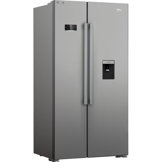 Beko HarvestFresh ASD2341VX American Fridge Freezer - Stainless Steel - F Rated