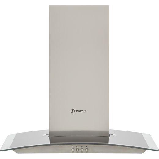Indesit IHGC6.5LMX 60 cm Chimney Cooker Hood - Stainless Steel