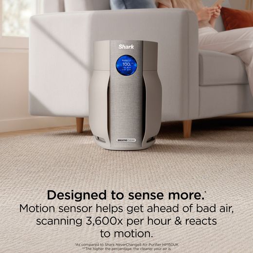 Shark HP162UK Air Purifier - annotation - designed to sense more