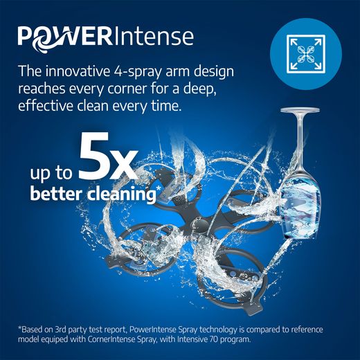 Beko Fully Integrated Standard Dishwasher - Stainless Steel - annotation -  PowerIntense