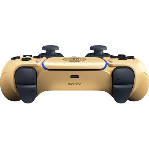 PlayStation DualSense Wireless Controller Wireless Controller For PlayStation 5,Android,Mac,PC,iOS - Black / Gold - Top view