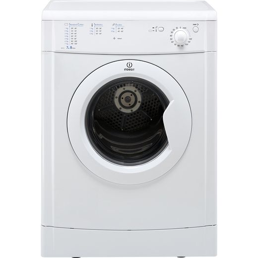 Indesit Eco Time IDV75 7Kg Vented Tumble Dryer - White - B Rated