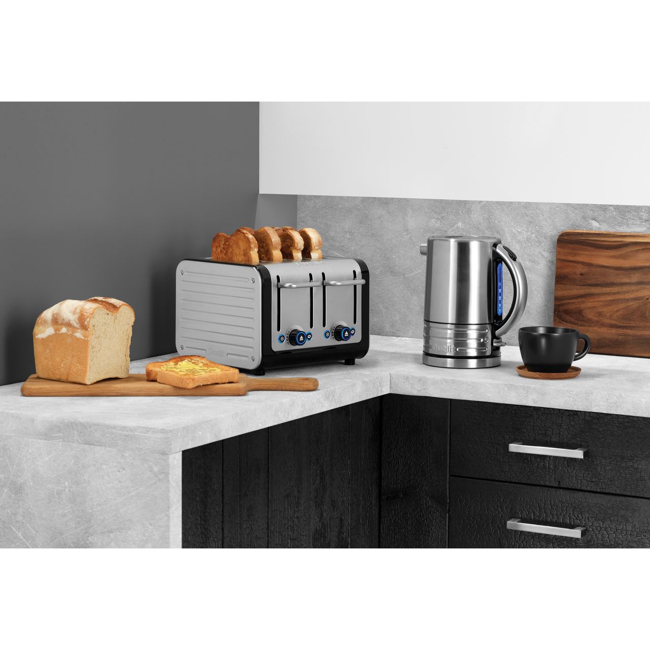 Buy DUALIT Architect 26505 2-Slice Toaster - Black & Stainless Steel