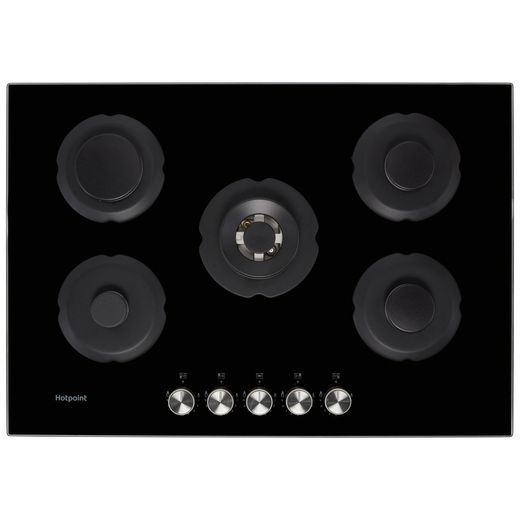 Hotpoint HGS72SBK 73cm Gas Hob