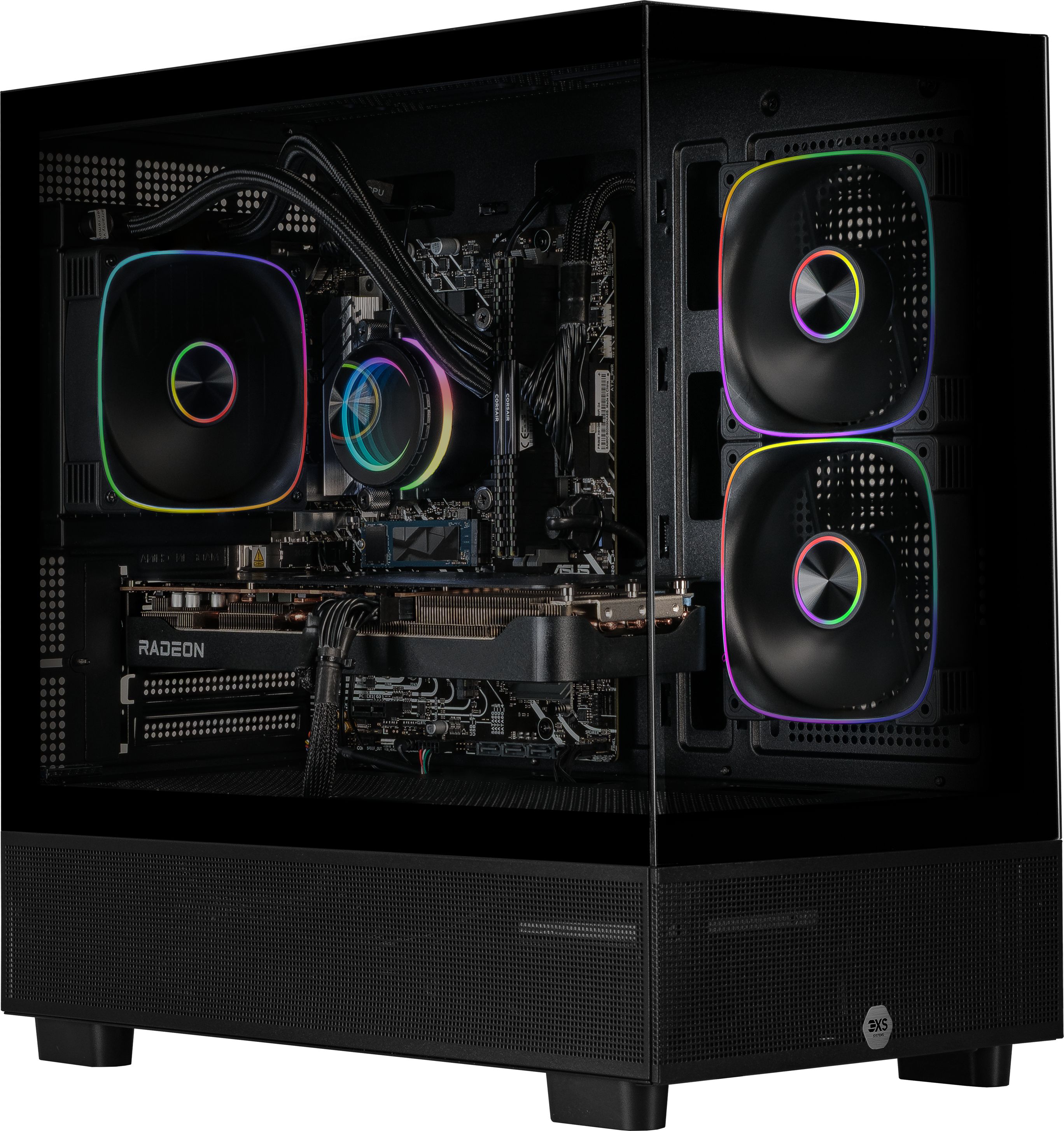 3XS - Gaming PC - Intel Core i7 - AMD Radeon RX 9070 XT - 2TB SSD - Black