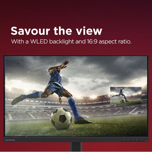 Lenovo L27-4e 27" Full HD 100Hz Monitor - Raven Black - Annotation - Savour the view shot