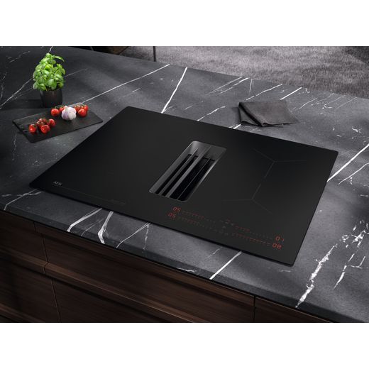 AEG TCH74B01CB 949598097 Induction Hob - Black - Hob in kitchen shot