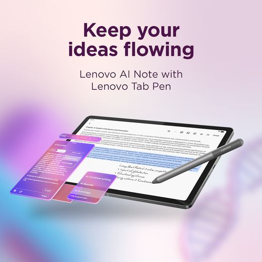 Lenovo Idea Tab 11" 128GB Tablet - Luna Grey - Annotation - keep your ideas flowing shot