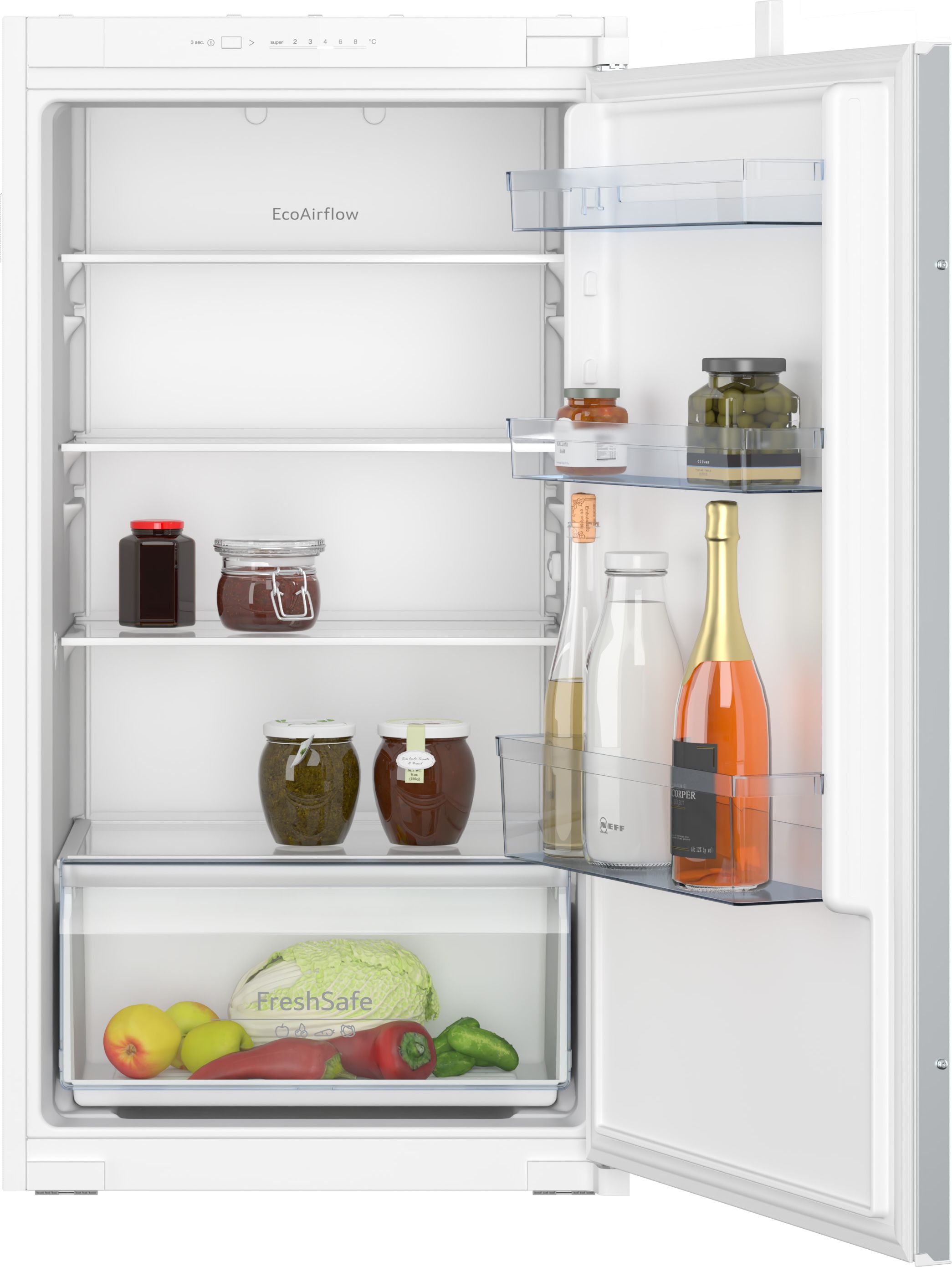 NEFF KI1311SE0 Built-in Larder Fridge - 102cm Height - White