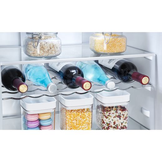 Hisense Frost Free Fridge Freezer - White  - Inside shelf shot