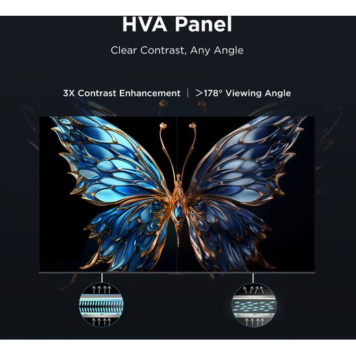TCL 75" 4K Ultra HD Smart Fire TV  - Annotation - HVA shot