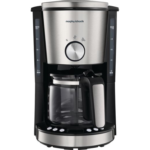 Morphy Richards Evoke 162521 Filter Coffee Machine - Brushed Stainless Steel