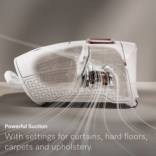 Miele Guard L1 Cylinder Vacuum Cleaner - Annotation -  powerful suction shot