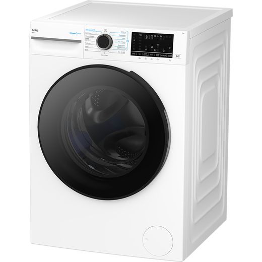Beko BM5WT61341TW 13kg WiFi Connected Washing Machine with 1400 rpm - White - right perspective