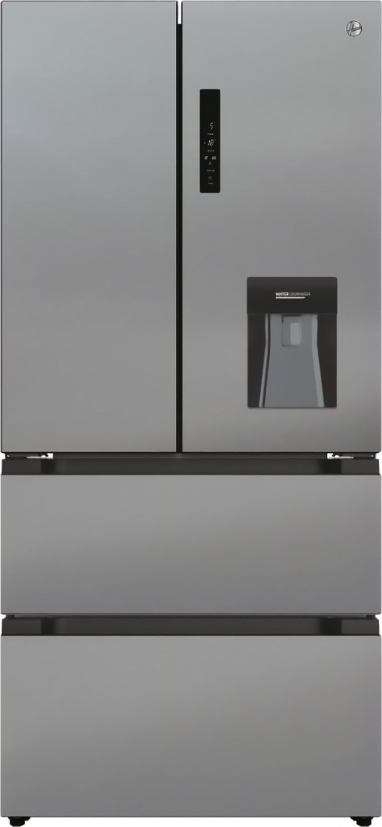 Hoover H-FRIDGE 700 MAXI HSF818EXWDK Non-Plumbed Total No Frost American Fridge Freezer - Inox - E Rated, Stainless Steel