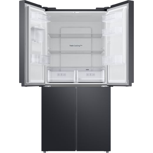 Samsung American Fridge Freezer - Anthracite - Front fridge door open shot