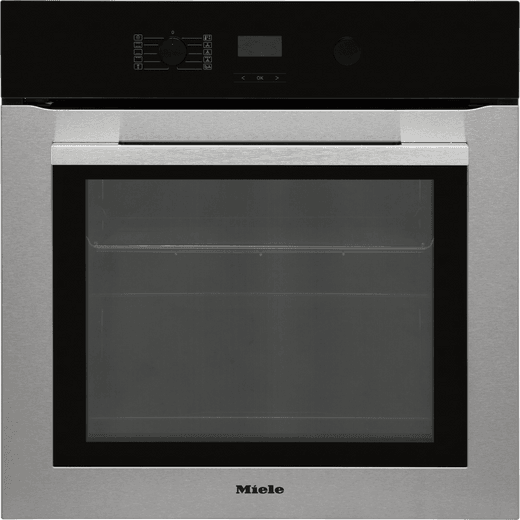 Miele ContourLine H2760B Built In Electric Single Oven - Clean Steel - A+ Rated