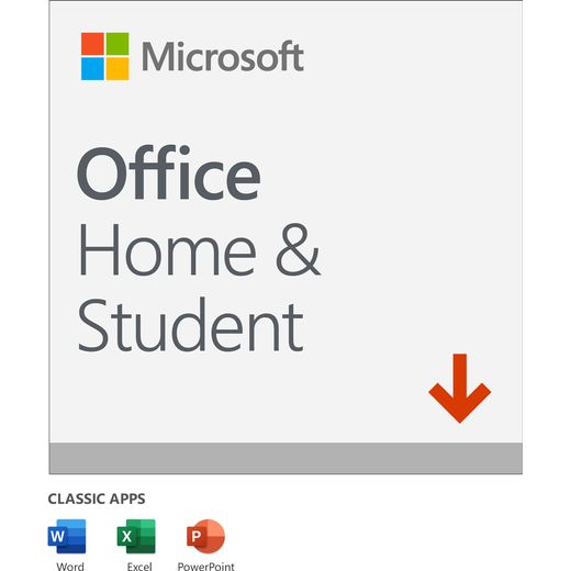 Microsoft Office Home and Student 2019 Digital Download for 1 User - One Time Purchase