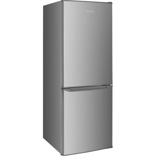 Russell Hobbs RH143FF492E1SS 14cm 70/30 Fridge Freezer with Door-on-door - Stainless Steel  - Right perpsective shot