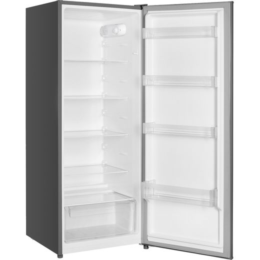 Haden HL316IX 143cm Small Fridge - Silver - Door open